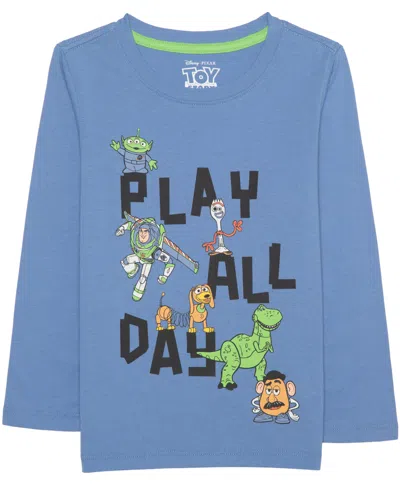 Epic Threads Kids' Toddler Boys' 12m-5t Toy Story Play All Day Graphic T-shirt In Blue