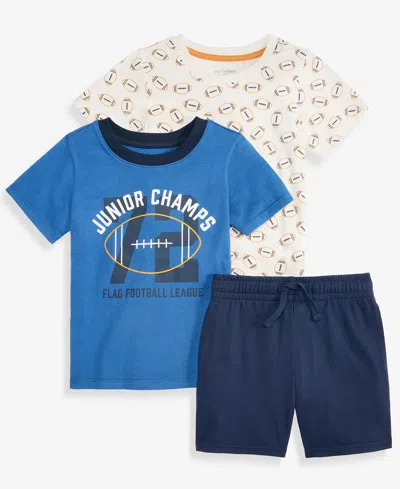 Epic Threads Kids' Toddler Boys' 12m-5t T-shirts And Shorts, 3-piece Set, Macy's Exclusive In Multi