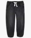 Epic Threads Toddler Boys 2t-4t Super Soft Stretch Knit Denim Jogger Jeans, Exclusively At Macy's In Black