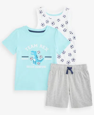 Epic Threads Kids' Toddler Boys 3-piece Sport Set, Macy's Exclusive In Blue