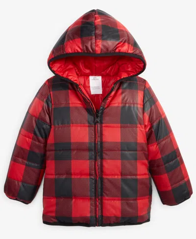 Epic Threads Babies' Toddler Boys Buffalo Plaid Reversible Puffer ...