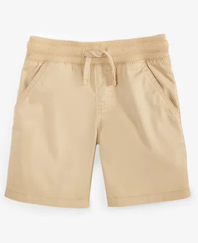 Epic Threads Babies' Toddler Boys Pull-on Twill Shorts, Created For Macy's In Travertine