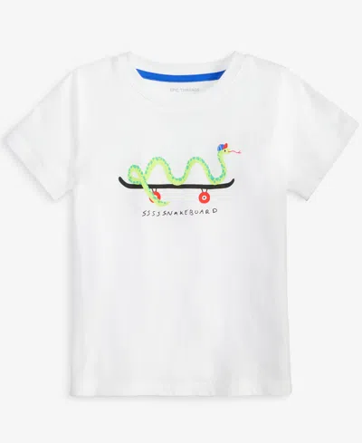 Epic Threads Babies' Toddler Boys Skate Snake T-shirt, Exclusively At Macy's