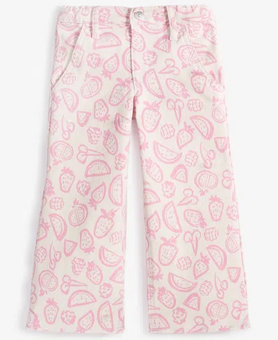 Epic Threads Babies' Toddler Girl Berry-print Jeans, Exclusively At Macy's In Berries Wa