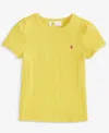 Epic Threads Toddler Girl Pointelle Berry T-shirt, Exclusively At Macy's In Maize Yell