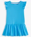 Epic Threads Toddler Girl Ruffle-sleeve Dress, Exclusively At Macy's In Blue Parad