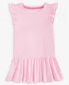 Epic Threads Toddler Girl Ruffle-sleeve Dress, Exclusively At Macy's In Bonbon