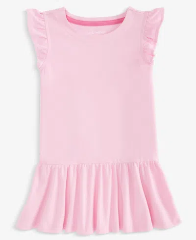 Epic Threads Babies' Toddler Girl Ruffle-sleeve Dress, Exclusively At Macy's In Bonbon