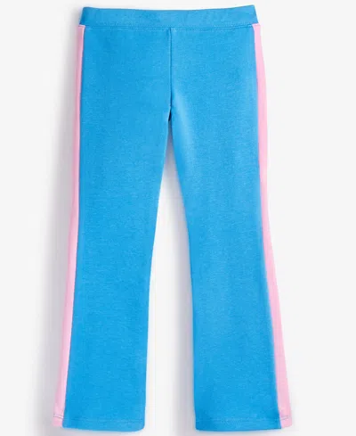 Epic Threads Babies' Toddler Girl Side-stripe Flare-leg Pants, Exclusively At Macy's In Blue Parad