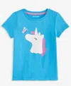 Epic Threads Toddler Girl Unicorn T-shirt, Exclusively At Macy's In Blue Parad