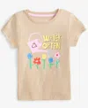 Epic Threads Toddler Girl Water Often Graphic T-shirt, Exclusively At Macy's In Travertine