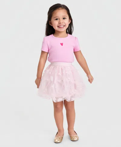 Epic Threads Babies' Toddler Girls' 12m-5t Butterfly Rosette Tutu Skirt, Macy's Exclusive In Pink