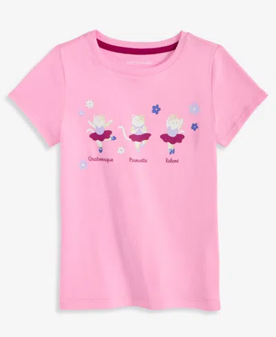 Epic Threads Kids' Toddler Girls' 12m-5t Cat Ballet T-shirt, Macy's Exclusive In Pink