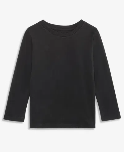 Epic Threads Kids' Toddler Girls' 12m-5t Core Long-sleeve T-shirt, Macy's Exclusive In Black