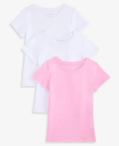 Epic Threads Kids' Toddler Girls' 12m-5t Crewneck Short-sleeve T-shirts, 3-pack, Macy's Exclusive In Multi