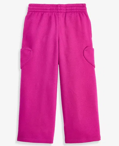Epic Threads Kids' Toddler Girls' 12m-5t Heart-pocket Fleece Pants, Macy's Exclusive In Pink