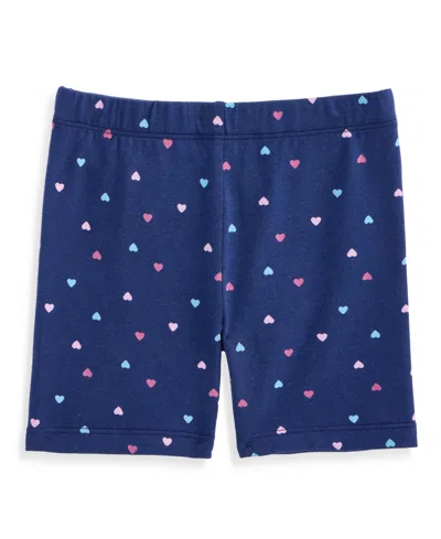 Epic Threads Kids' Toddler Girls' 12m-5t Heart-print Bike Shorts, Macy's Exclusive In Blue