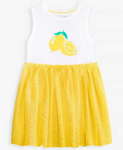 Epic Threads Kids' Toddler Girls' 12m-5t Lemon Tutu Dress, Macy's Exclusive In White