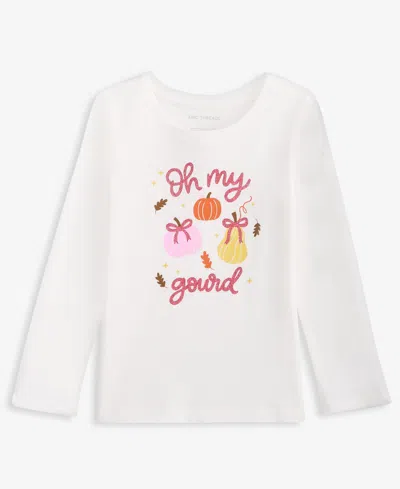 Epic Threads Kids' Toddler Girls' 12m-5t Long-sleeve Oh My Gourd T-shirt, Macy's Exclusive In Neutral