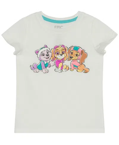 Epic Threads Babies' Toddler Girls' 12m-5t Paw Patrol Graphic Short-sleeve T-shirt In White