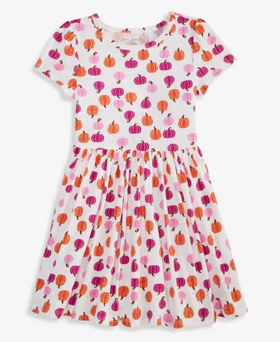 Epic Threads Kids' Toddler Girls' 12m-5t Pumpkin-print Dress, Macy's Exclusive In Multi