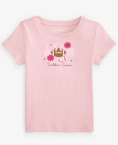 Epic Threads Babies' Toddler Girls' 12m-5t Short-sleeve Touchdown Season Football T-shirt, Macy's Exclusive In Pink
