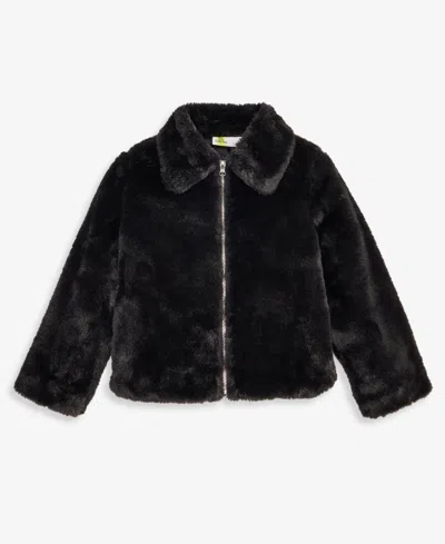 Epic Threads Kids' Toddler Girls' 12m-5t Solid Faux-fur Jacket, Macy's Exclusive In Angel Whit