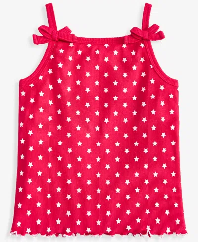 Epic Threads Babies' Toddler Girls' 12m-5t Star-print Ribbed Tank Top, Macy's Exclusive In Red