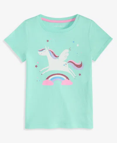 Epic Threads Kids' Toddler Girls' 12m-5t Unicorn T-shirt, Macy's Exclusive In Green