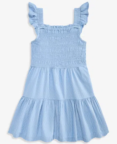 Epic Threads Babies' Toddler Girls' 2t-4t Smocked Dress, Macy's Exclusive In Blue