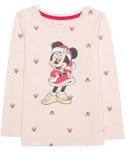Epic Threads Kids' Toddler Girls' 2t-5t Minnie Xmas Tee T-shirt, Macy's Exclusive In Pink
