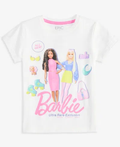 Epic Threads Babies' Toddler Girls Barbie Short-sleeve Tee, Exclusively At Macy's In White