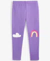 Epic Threads Toddler Girls Cloud Rainbow Leggings, Exclusively At Macy's In Violet Cre
