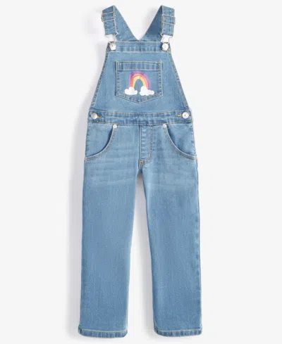 Epic Threads Babies' Toddler Girls Coney Overall, Exclusively At Macy's In Coney Wash