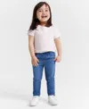 Epic Threads Toddler Girls Core Crewneck T-shirt, Created For Macy's In Barely Pink