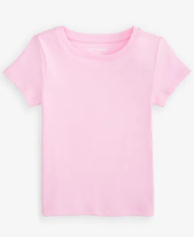 Epic Threads Babies' Toddler Girls Core Crewneck T-shirt, Created For Macy's In Pink