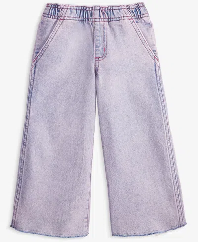 Epic Threads Babies' Toddler Girls Cropped Wide-leg Jeans, Exclusively At Macy's In Gray