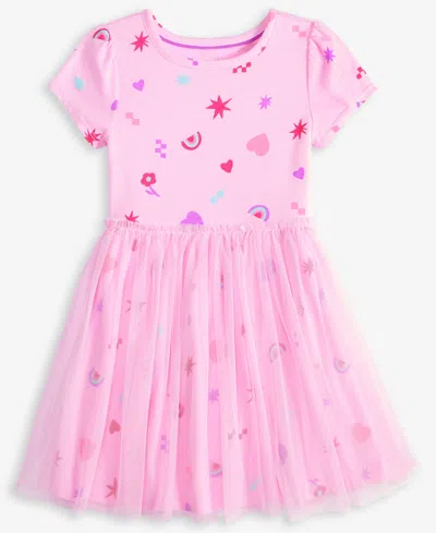 Epic Threads Babies' Toddler Girls Doodle Tulle Dress, Exclusively At Macy's