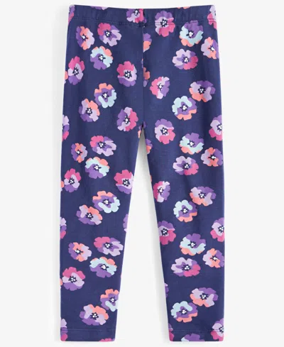 Epic Threads Babies' Toddler Girls Dreamy Floral-print Leggings, Exclusively At Macy's In Medieval B