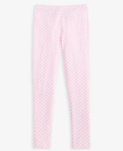 Epic Threads Kids' Toddler Girls Geo Print Stretch Leggings, Exclusively At Macy's In Bonbon