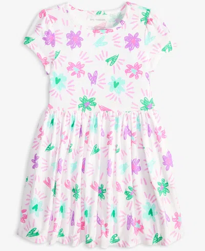 Epic Threads Babies' Toddler Girls Graffiti Hearts Dress, Exclusively At Macy's