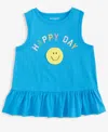 Epic Threads Toddler Girls Happy Day Ruffled Tank Top, Exclusively At Macy's In Blue