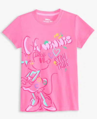 Epic Threads Babies' Toddler Girls Minnie Mouse Graphic T-shirt, Exclusively At Macy's In Pink