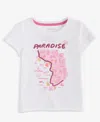 Epic Threads Toddler Girl Paradise Graphic T-shirt, Exclusively At Macy's In Bright Whi