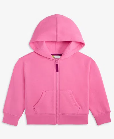 Epic Threads Babies' Toddler Girls Solid-color Zip Hoodie, Macy's Exclusive In Pink