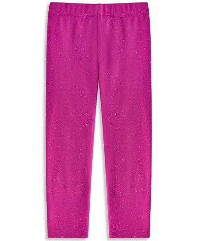 Epic Threads Kids' Toddler Girls Sparkle Leggings, Created For Macy's In Cranberry