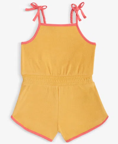 Epic Threads Babies' Toddler Girls Towel Terry Romper, Exclusively At Macy's In My Marigol