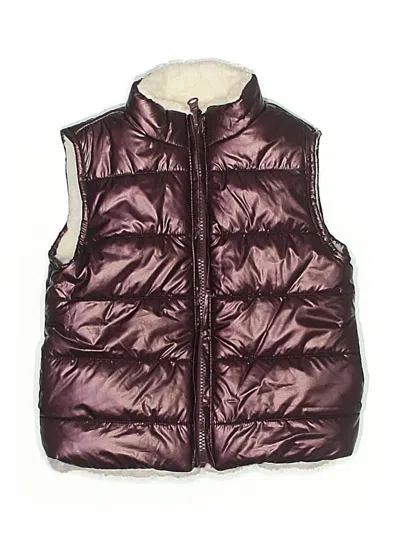 Pre-owned Epic Threads Kids' Vest In Burgundy