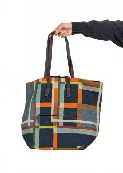 Epice Dehli Large Bag In G - Blue In Multi