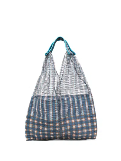 Epice Elvizer B Patterned Shoulder Bag In Blue